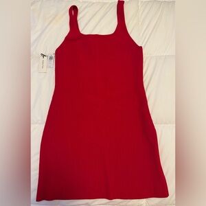 Babaton Vibrant Red Knit Top